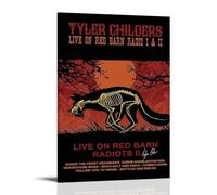 Tyler Childers Live on Red Barn Radio I & II Décoration d'intérieur moderne haute définition imprimée multi-scènes pour peintures murales imperméables dans les salons, chambres, bureaux et salles de