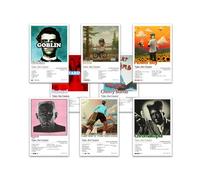 Tyler Cover Poster Music Album The Creator (lot de 8) Impression sur toile sans cadre 20 x 30 cm