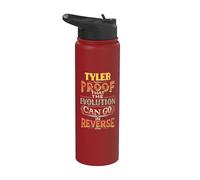 Tyler Evolution peut aller à l'envers en disant Tyler Name Stainless Steel Insulated Water Bottle