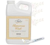 Tyler Glamorous Wash DIVA Détergent à lessive fin avec stylo détachant - Détergent liquide conçu pour les vêtements - Lavable à la main et en machine - 946,2 g (DIVA)