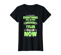 Tyler is Here Now Nom personnalisé Tyler T-Shirt Graphique avec Valeur