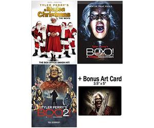 Tyler Perry's Madea Holiday Film Series Collection inc. Christmas & Halloween Movies + Bonus Glossy Art Print