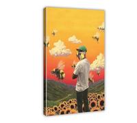Tyler Poster avec couverture de l'album Flower Boy sur toile pour décoration de chambre à coucher, paysage sportif, bureau, chambre, cadeau, 20 x 30 cm