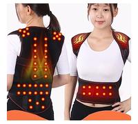 tylxayoxa Bande De Soutien Lombaire Auto-chauffante for Le Bas du Dos Prend en Charge La Thérapie Magnétique Bande De Taille Ceinture Lombaire Arrière Hommes Femmes (Color : Black, Size : L)