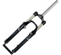 tylxayoxa Fourche De Suspension Vélo Montagne 26 Pouces, Course 100mm, Tube Droit Avant 1-1/8, Ressort Frein À Disque en Alliage D'aluminium(E)