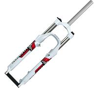 tylxayoxa Fourche Mécanique De 26 Pouces en Alliage D'aluminium À Dégagement Rapide, Suspension VTT, Course 80mm, Frein Disque Tube Droit 1 1/8(C)