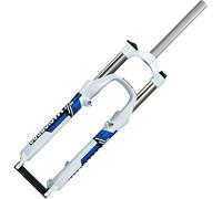 tylxayoxa Fourche Pneumatique for Vélo De Montagne Descente 26 Pouces, Tube Droit 1 À 1/8, Double Épaule, Suspension Avant 100mm, Vélos 9 * QR(A)