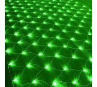 tylxayoxa Guirlande Lumineuse D'extérieur À LED, Étanche avec 8 Modes, Connectable for Halloween, Noël Et Les Sapins De(Green,3m x 2m 200led)