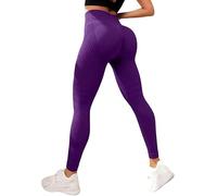 tylxayoxa Leggings 3D Anti-Cellulite for Femmes, Pantalon De Yoga, Compression, Levage des Fesses, Taille Haute, Contrôle du Ventre(Purple,Medium)