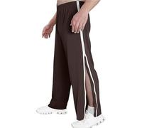 tylxayoxa Pantalon De Rééducation Jogging for Homme M-3XL, D'entraînement, avec Fermeture Éclair Complète, Poches, Basket-Ball, Côté(A,XL)