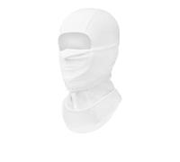 TYLXQH Cagoule de Cyclisme d'été Hommes Femmes Balaclava Cagoule de Protection Contre Le Soleil et Les UV Couvre-Visage Respirant pour Le Ski, Le Cyclisme, la pêche et la Moto (White)