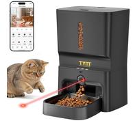 TYM Mangeoire automatique pour chat 7L avec caméra contrôlable 2K 3MP - Chargeur automatique prend en charge le Wi-Fi 2,4 GHz/5 GHz, distributeur de nourriture pour animaux de compagnie avec