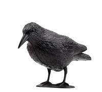 Tymar Corbeau, répulsif pour pigeons pour balcon, répulsif anti-pigeons, imitation de corbeau, répulsif pour oiseaux en plastique (Corbeau; 1 pièce)