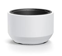Tymar Pot de Fleurs avec Insert, Pot de Fleurs en Plastique, jardinière, Grand Pot de Plantes(Blanc HEOS,ø 30 cm)