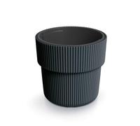 Tymar Pot de Fleurs avec Insert, Pot de Fleurs en Plastique, jardinière, Grand Pot de Plantes(DBMIR Anthracite,ø 30 cm)