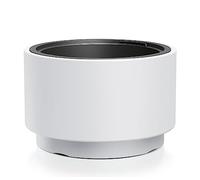 Tymar Pot de Fleurs avec Insert, Pot de Fleurs en Plastique, jardinière, Grand Pot de Plantes XL (Blanc HEOS,ø 47 cm)