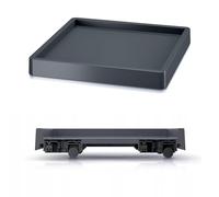 Tymar Rouleau pour plantes - Soucoupe carrée avec roulettes - Anthracite - 45 x 45 cm