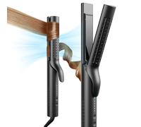 TYMO Airflow Lisseur Boucleur a Cheveux 2 en 1 - Fer à Lisser et Boucler Ionique 32 mm pour Lissage Rapide ou Boucles Durables avec Flux d'Air 360°, Anti-Brûlure, 5 Réglages de Température, Noir