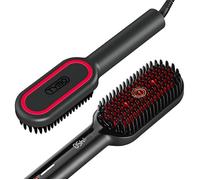 TYMO Brosse Lissante Ionique Cheveux - TYMO Ionic Plus Lisser Cheveux Professionnel, Coiffage Rapide, 16 Temperatures, 80-230 C,
