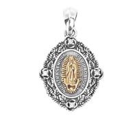 TYMONT S925 Pendentif Ange Vierge Marie En Argent Sterling, Collier Pendentif En Argent Sterling À La Mode Rétro,Argent,Pendant + Chain 70cm