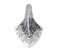TYMONT S925 Pendentif Hache Européenne Et Américaine En Argent Sterling, Collier Pendentif En Argent Sterling À La Mode Rétro,Argent,Pendant + Chain 70cm