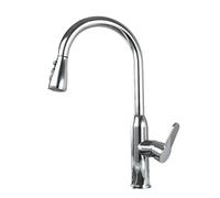TYMYW Robinet Cuisine avec Douchette Extractible À Double Mode Pivotant À 360° Robinet Mitigeur Cuisine Laiton,Chromé