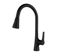 TYMYW Robinet Cuisine avec Douchette Extractible Pivotant À 360° Robinet Mitigeur Cuisine avec 3 Douchette Modes,Noir