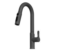 TYMYW Robinet Cuisine avec Douchette Extractible Rotatif À 360° Robinet Mitigeur Cuisine avec 3 Douchette Modes,Gris Brossé