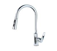 TYMYW Robinet Cuisine Douchette Extractible Pivotant À 360° Robinet Mitigeur Cuisine avec 3 Douchette Modes Chromé