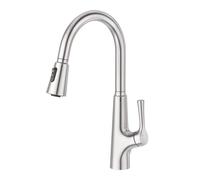 TYMYW Robinet Cuisine Mitigeur avec Douchette Extractible Pivotant À 360° Robinet D'Évier Douche 3 Modes Acier Inoxydable