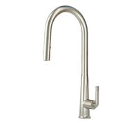 TYMYW Robinet de Cuisine avec Douchette Extractible À Double Mode Monotrou Pivotant À 360° Robinet Mitigeur Cuisine,Brossé