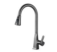 TYMYW Robinet De Cuisine avec Douchette Extractible Douche 3 Modes Robinet Mitigeur Cuisine Pivotant À 360° Trou Unique