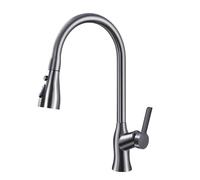 TYMYW Robinet de Cuisine Douchette Extractible À 360 °Rotatif Robinet Mitigeur Cuisine avec 3 Douchette Modes Gris