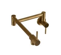 TYMYW Robinet Remplissage Casserole Eau Froide Robinet Pliable Cuisine Mural Bras Pivotant À Double Joint Trou Unique Retro