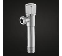 TYMYW Vanne D'Angle 1/2 Pouces Vanne de Régulation D'Angle Étendue en Acier Inoxydable pour Balcons Et Cuisines,Argent Brossé,11,5 Cm