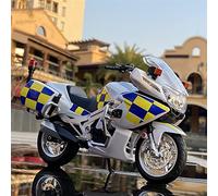 TYNBV Modèle de Collection 1:12 Moto Modèle Alliage Son Et Lumière pour Défilé Patrouille Collection Jouet Cadeau(Turquesa)