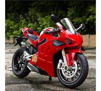 TYNBV Modèle de Collection 1:12 pour Ducati V4S Panigale Moulage sous Pression Modèle De Moto Collection Hobby Jouet Cadeau Tout-Terrain(Rosso)