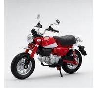 TYNBV Modèle de Collection 1:12 pour H-Onda pour Monkey Moto Modèle Moulé sous Pression en Alliage Voiture Jouets Roue Avant Direction Fonction D'absorption des Chocs Véhicule Cadeau(Rosso)