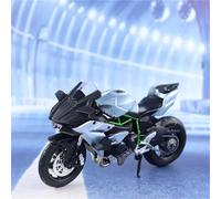 TYNBV Modèle de Collection 1:12 pour Kawasaki pour Ninja H2R Simulation De Moto en Alliage Modèle Collection Décoration Cadeaux Jouets(Turquesa)