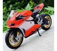 TYNBV Modèle de Collection 1/18 pour Ducati 1199 pour Superleggra Moto Simulation Alliage Modèle Jouet Voiture Cadeau Collection