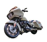 TYNBV Modèle de Collection 1:18 pour Harley pour Davidson 2018 CVO Road Glide Alliage Moto Modèle Moulé sous Pression Jouet Cadeau(White)