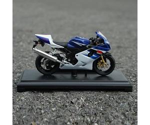 TYNBV Modèle de Collection 1:18 pour Suzuki GSXR 750 Modèle De Moto, Jouet Collection en Métal Moulé sous Pression(with Foam Box)