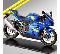 TYNBV Modèle de Collection Modèle De Moto Course pour Suzuki GSX-R1000R en Alliage Moulé sous Pression, Jouet Collection, Voiture Miniature, Décoration D'intérieur, Échelle 1:9(Turquesa)