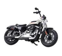 TYNBV Modèle de Collection Modèle De Moto Jouet Collection Voiture, 1:18 pour Harley pour Davidson 2022 Quarante Huit 48 Spécial(White)