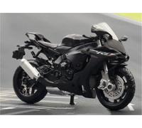 TYNBV Modèle de Collection Modèle De Moto Miniature Moulé sous Pression en Alliage À L'échelle 1:18, Jouet Cadeau pour Y-AMAHA YZF-R1 YZFR1(Nero)