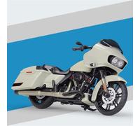 TYNBV Modèle de Collection Modèle De Moto Moulé sous Pression, Jouet Collection 1/18 pour Harley pour Davidson CVO Road Glide 2018(White)