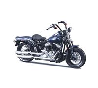 TYNBV Modèle de Collection Modèle De Moto Moulé sous Pression pour Harley FLSTSB Cross pour Bones 2008, Échelle 1:18, Collection, Jouet, Cadeau, Tout-Terrain