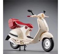 TYNBV Modèle de Collection Modèle De Moto Moulé sous Pression Statique en Alliage pour Vespa 946, Échelle 1:12(White)