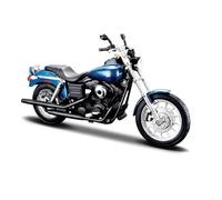 TYNBV Modèle de Collection Modèle De Moto Moulé sous Pression, Véhicules Collection, Jouets Loisirs, Cadeau d'anniversaire pour Harley pour Dyna pour Super Glide Sport 1/12, 2004