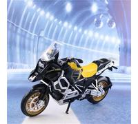 TYNBV Modèle de Collection Modèle De Moto pour BMW R1250 GS À L'échelle 1:12, Simulation, Alliage Métallique Moulé sous Pression, Jouet Collection, Son Et Lumière, Cadeaux(Yellow)